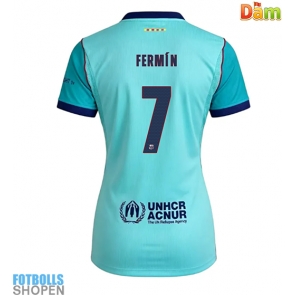 Billiga Barcelona Fermin Lopez #7 Tredjeställ Dam 2026-27 Kortärmad